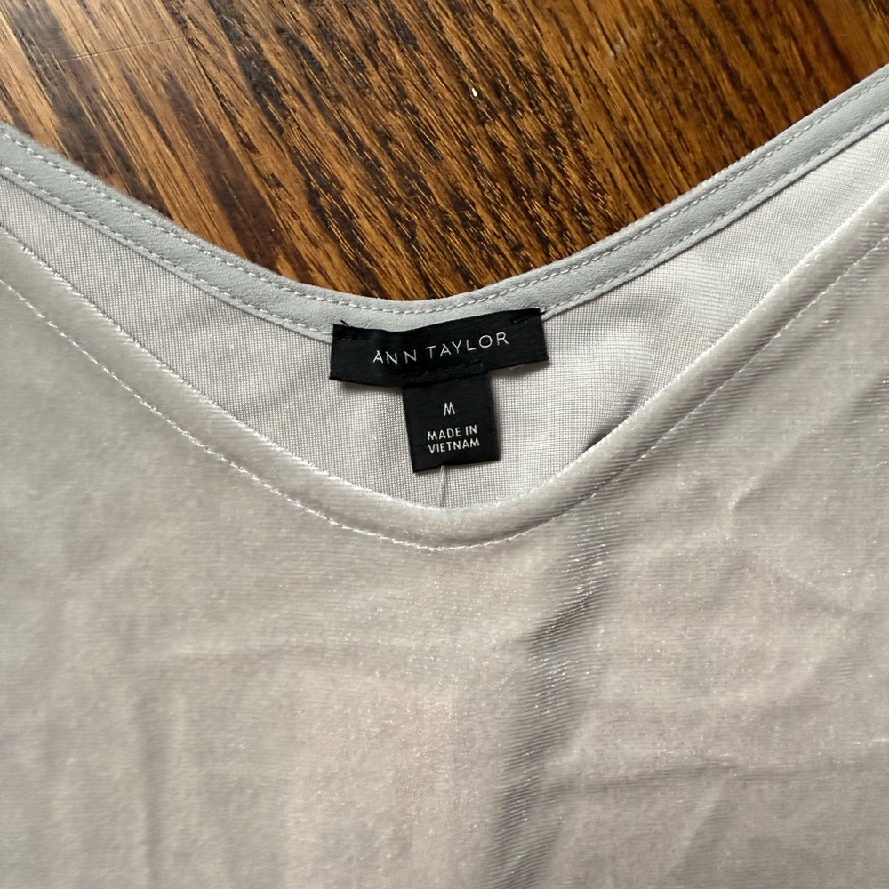 NWT Ann Taylor velvet tank
